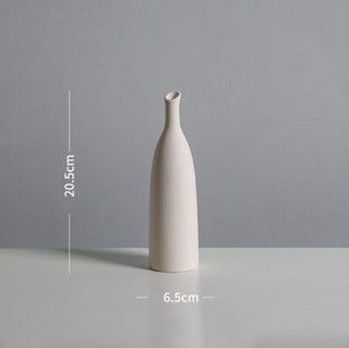 white ceramic vase modern graffiti art living room decoration top view