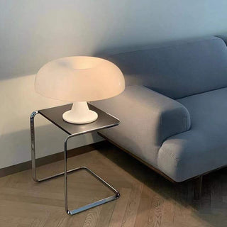 Mushroom lamp close-up — decorative design detail