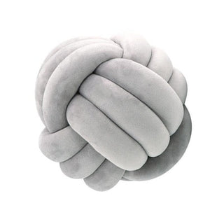 knotted ball throw pillow large decorative cushion unique knot design set view