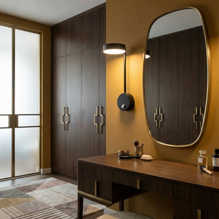 Rotating Wall Light – Directional LED Metal Sconce with Warm Ambient Lighting