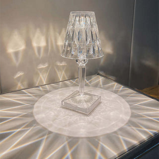 K9 crystal table lamp side — modern LED chandelier