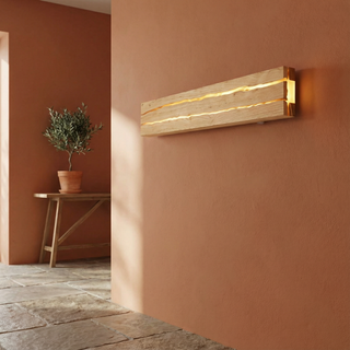Rotation Wall Light – Adjustable Brightness Wood Wall Lamp | Compact Bedroom Lighting
