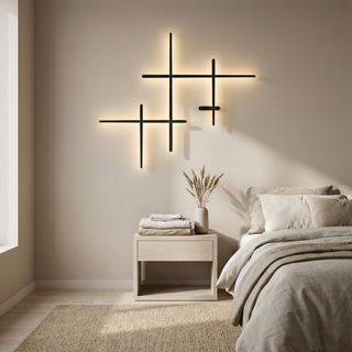 Minimalist LED Wall Light – Modern Living Room Lamp with Soft Ambient Lighting