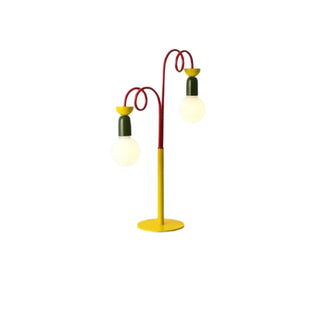 ZIGGY Yellow Base Contemporary Table Lamp – Retro Cheerful Design