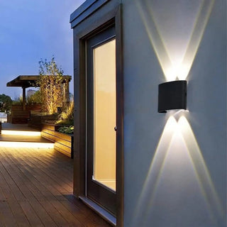 MOKA Outdoor Terrace Wall Light – Contemporary Exterior Patio Lamp