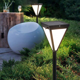 Black Metal Outdoor Lamp – Durable LED Garden Light | Weather Resistant Fixture