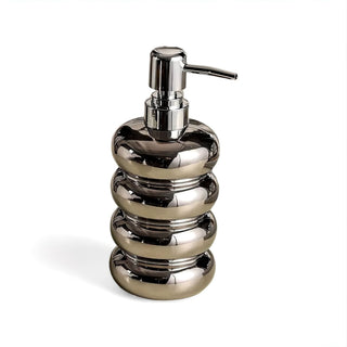 modern sleek pump design soap dispenser minimalist bathroom accessory close-up