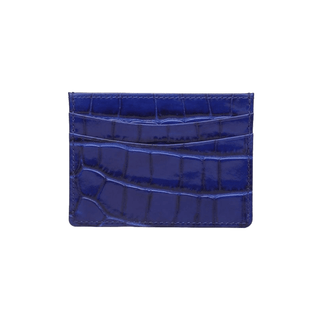 burgundy card holder haven italian leather wallet crocodile pattern slim design collection view