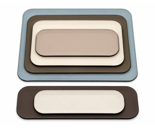 rectangular tray set pinetti stylish home trays vanity organizer multi purpose detail