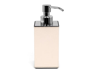 square waterproof leather bathroom set soap dispenser toothbrush holder close-up