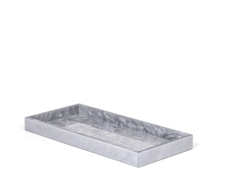 Bea elegant resin bathroom tray organizer towel essentials front view
