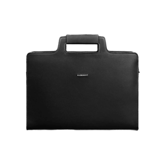 women leather laptop bag elegant dark beige briefcase organized storage front view