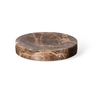 dark brown marble luxury bathroom set soap dispenser accessories side view