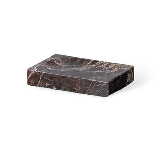 dark brown marble luxury bathroom set soap dispenser accessories detail