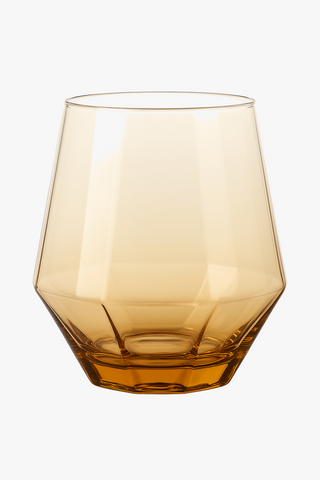 Embossed relief whisky glasses, 320 ml