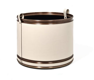 steel champagne bucket designer wine cooler handles wheels luxury cachepot close-up