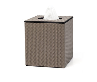 square magnetic lid tissue box oval cutout home decor detail