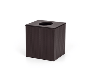 square magnetic lid tissue box oval cutout home decor close-up