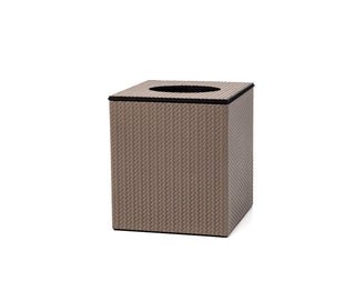 square magnetic lid tissue box oval cutout home decor side view