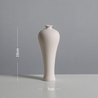 white ceramic vase modern graffiti art living room decoration detail view 2