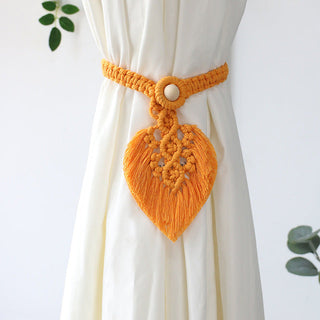 curtain tieback rope durable decorative holdbacks fiamma neri close-up