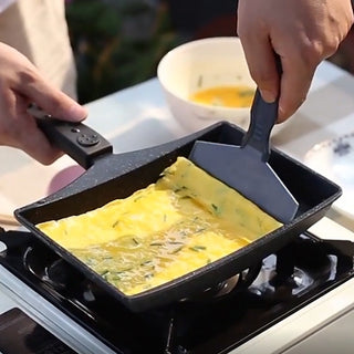 non stick grill pan wave bottom japanese omelette pancakes durable close-up