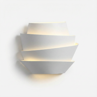 Nordic Wall Light – White Metal LED Modern Wall Lamp with Directional Lighting