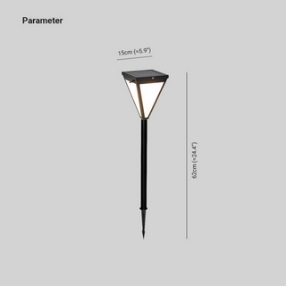 Black Metal Outdoor Lamp – Durable LED Garden Light | Weather Resistant Fixture