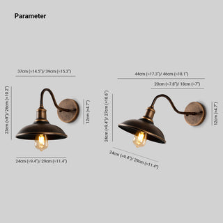 Antique Brass Wall Light – Rustic Outdoor Wall Light with Warm LED Glow