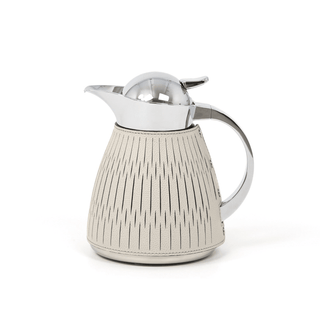 rose thermal carafe stainless steel insulated coffee pot easy clean side view