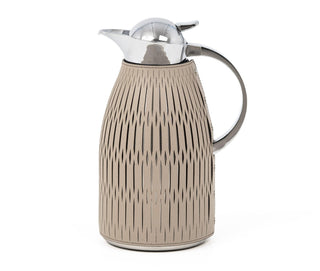 rose thermal carafe stainless steel insulated coffee pot easy clean close-up