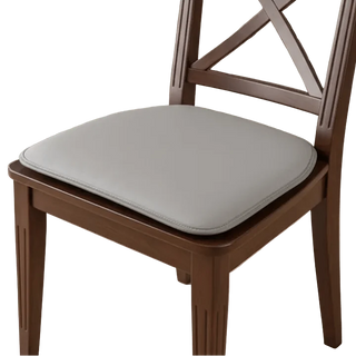 faux leather dining chair cushion
