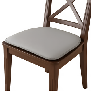 faux leather dining chair cushion