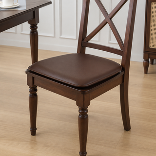 faux leather kitchen chair cushion