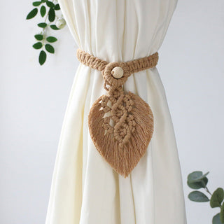 curtain tieback rope durable decorative holdbacks fiamma neri side view