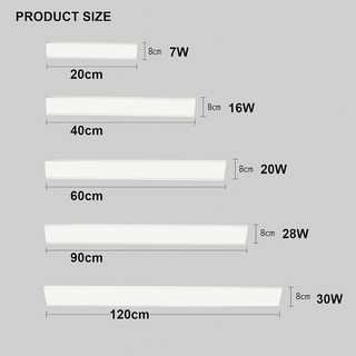 Outdoor Wall Light - Aluminum IP65 Waterproof Exterior Lamp with Warm LED