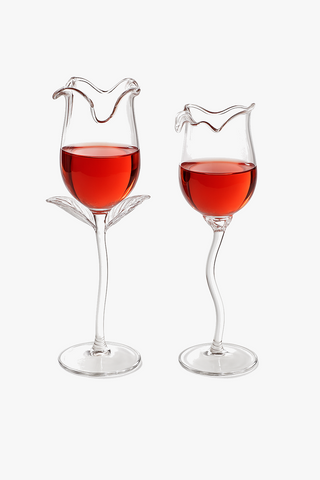 Crystal glass champagne glasses, 300 ml