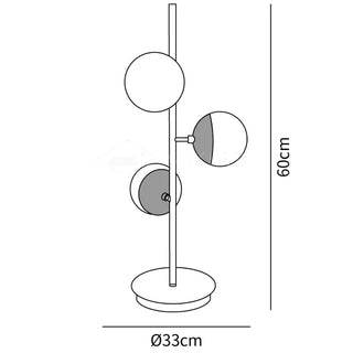 Magic tree floor lamp side — glass metal LED warm glow