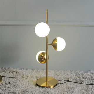 Magic tree glass metal LED floor lamp — plug-in living room