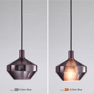 Suspension en verre multicolore – Luminaire suspendu moderne pour l'éclairage de salle à manger