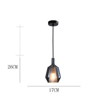 Suspension en verre multicolore – Luminaire suspendu moderne pour l'éclairage de salle à manger