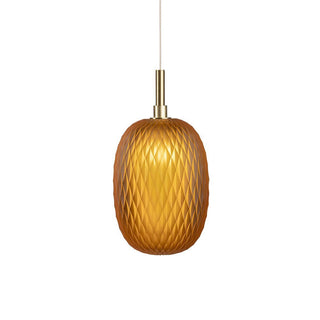 Stained Glass Pendant Light – Modern Glass Ball Pendant With Iron Frame