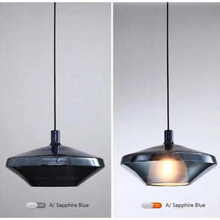 Suspension en verre multicolore – Luminaire suspendu moderne pour l'éclairage de salle à manger