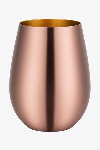 Stainless steel drinking glasses, 500 ml
