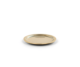 chrome oval soap dish satin brass bathroom accessory tray close-up