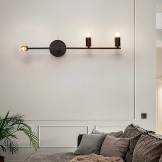 black triple white glass ball wall sconce E27 – modern