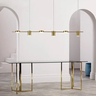 GRANDO Large Golden Ceiling Light – view 1