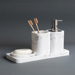 luxury elegant bathroom accessory set modern style upgrade set view