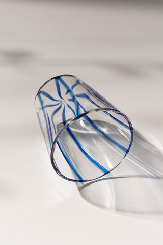 handmade glass tumbler