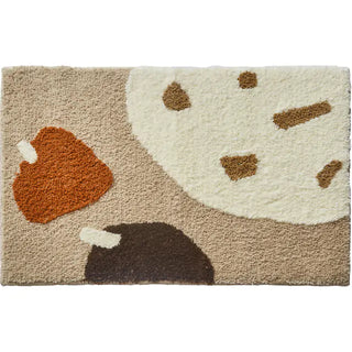 morocco soft plush TPR anti-slip bath mat close-up